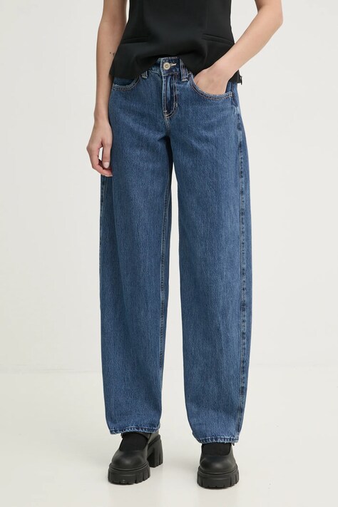 Džíny Hollister Co. dámské, high waist, KI355-4438