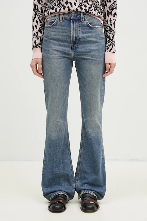 Rifle Fiorucci Flared Low Rise Jeans dámske, stredne vysoký pás, U01FPDJE083DN01DN02