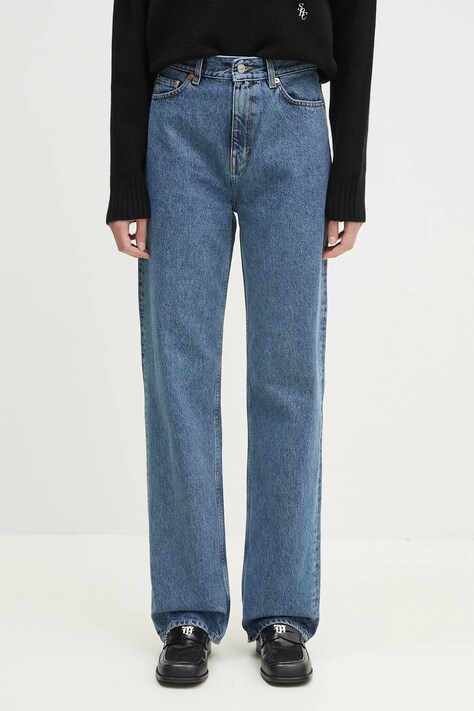 Джинсы Sporty & Rich Loose Fit Denim женские высокая посадка JEAW232MB