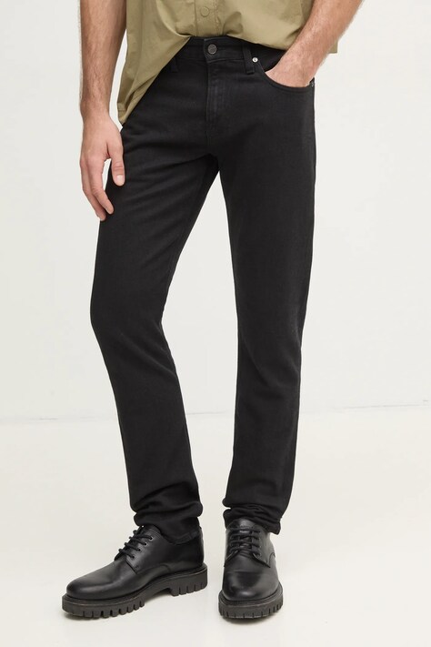 Calvin Klein jeansi barbati, culoarea negru, K10K111239