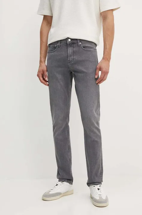 Traperice Calvin Klein Jeans za muškarce, boja: siva, J30J325730