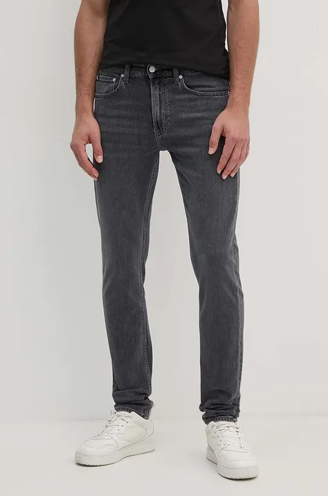 Τζιν παντελόνι Calvin Klein Jeans χρώμα: γκρι, J30J325741