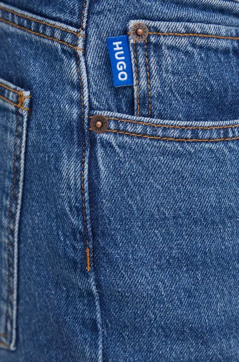 Hugo Blue jeansy ASH męskie kolor niebieski 50511503