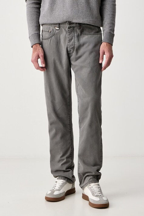 United Colors of Benetton Jeansy straight męskie szare 4IPC57B88