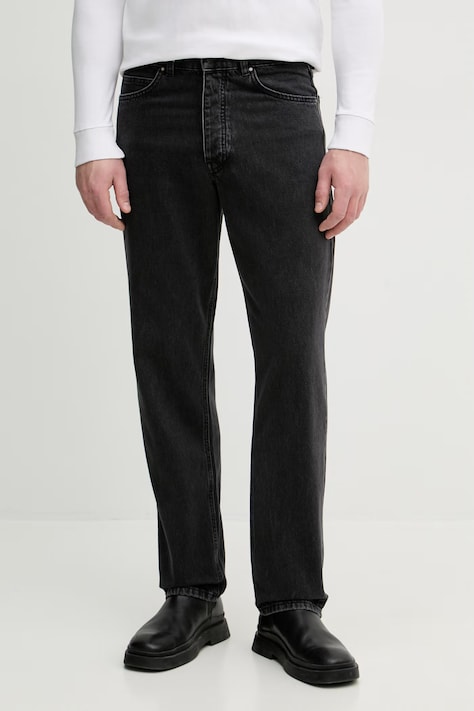 United Colors of Benetton дънки straight мъжки черни 4VKEUE01D