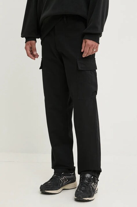 Панталон Vans в черно със стандартна кройка VN0008N6BLK1