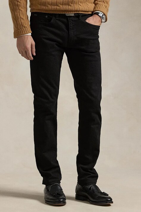 Polo Ralph Lauren slim kavbojke moške črne 710956083