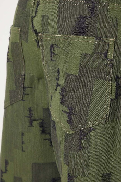 Джинси Marcelo Burlon AOP Cross Wide Pants — фото 5
