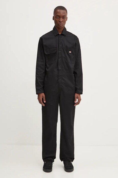 Dickies salopeta HAUGHTON culoarea negru, DK0A4XIO