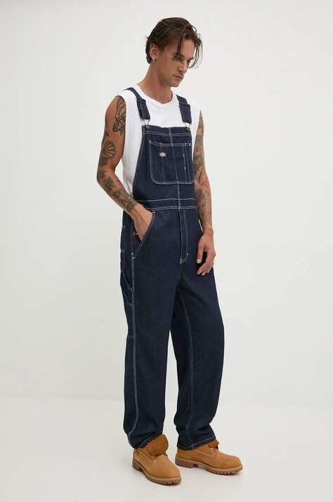Džínové lacláče Dickies CLASSIC tmavomodrá barva, DK0A4XYA