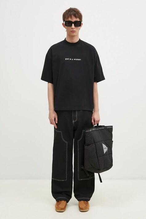 Джинси ICECREAM Canvas Carpenter Pant — AW24-SJM0I2, чорний — фото 5