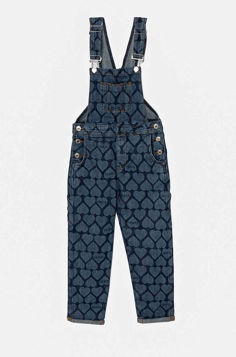 Guess salopete din denim pentru copii J4YK00 D4WF0