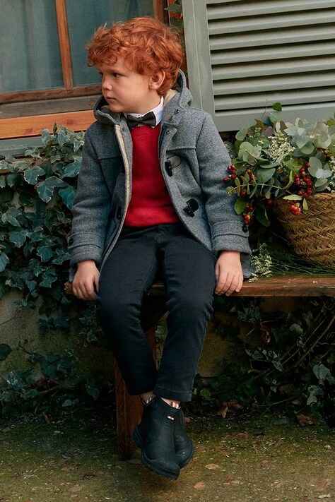 Mayoral pantaloni copii culoarea albastru marin, neted, 4528