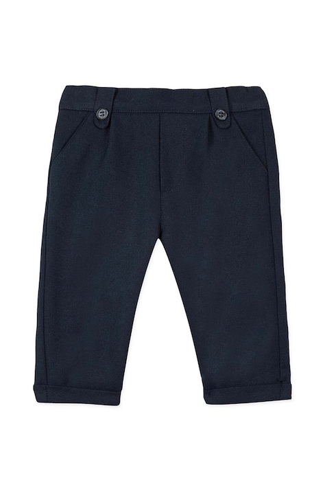 Tartine et Chocolat pantaloni copii culoarea albastru marin, neted, TZ22041
