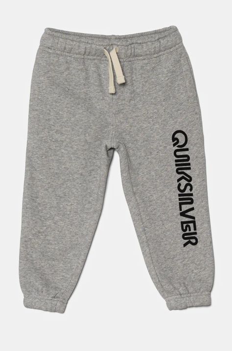 Спортивные штаны Quiksilver GRAPHIC JOGGER цвет серый с принтом AQKFB03012