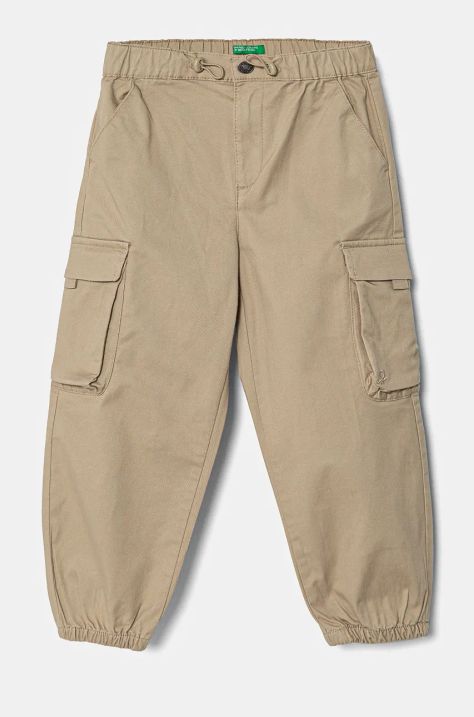 United Colors of Benetton pantaloni per bambini colore beige 4XZXGF022