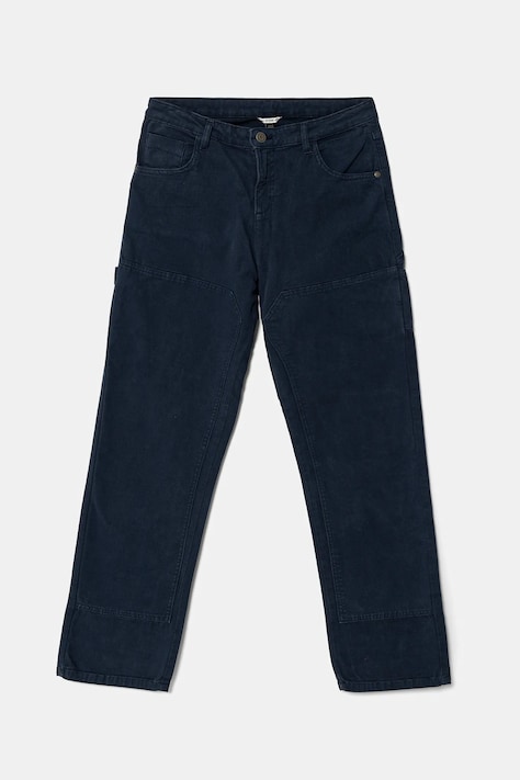 Guess pantaloni copii culoarea albastru marin, neted, L4BB06 WGKO0