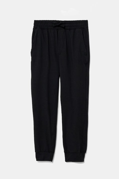 Detské tepláky Abercrombie & Fitch čierna farba, jednofarebné, KI234-4055