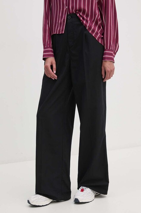 Παντελόνι Calvin Klein Jeans χρώμα: μαύρο, J20J223585