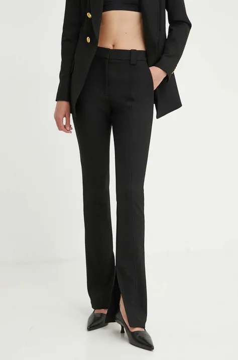 Kalhoty A.L.C. Carson dámské, černá barva, přiléhavé, high waist, 2CPAN00766