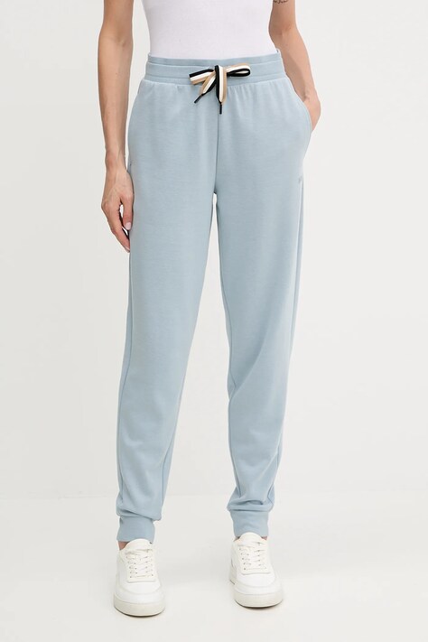 BOSS pantaloni de trening culoarea bordo, uni, 50524759