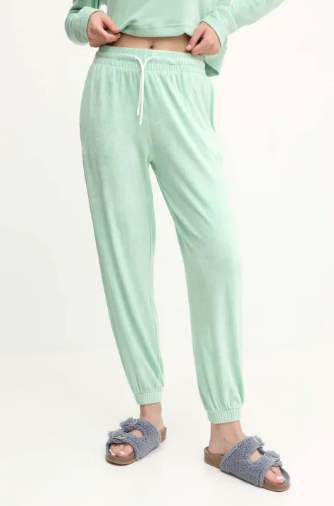 HUGO pantaloni de trening culoarea verde, neted, 50518177