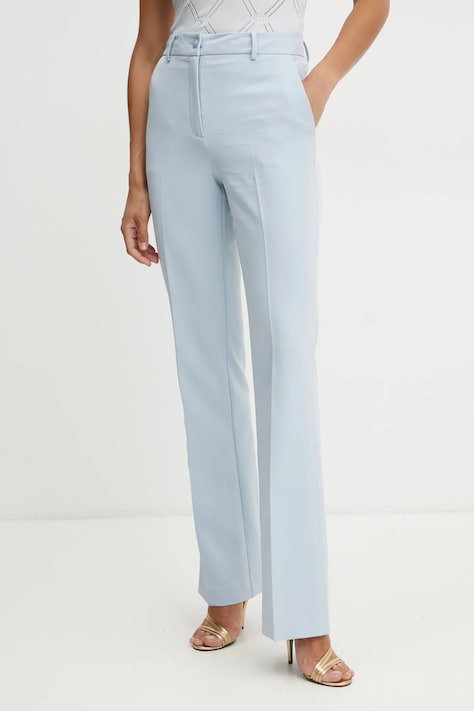 Nohavice Guess CARLA dámske, rovné, vysoký pás, W4YB30 WFWX2