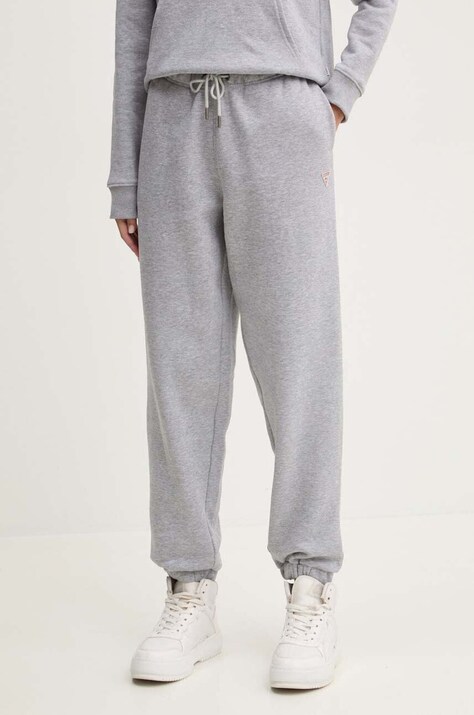 Guess Jeans pantaloni de trening culoarea gri, neted, W4YB33 KC811