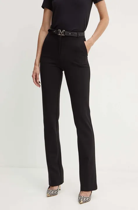 Marciano Guess pantaloni ODETTE femei, culoarea negru, drept, high waist, 4YGB23 6375Z