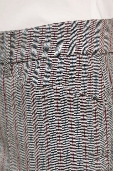 Штани Remain Herringbone Slim Pants — AW24-SPD06B, сірий — фото 4