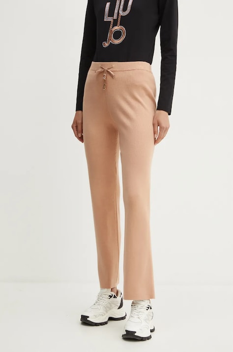 Hlače Liu Jo ženske, roza barva, TF4214 MS75L