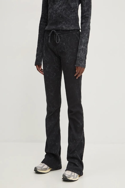 Chiara Ferragni pantaloni de trening culoarea negru, neted, 77CBAK02