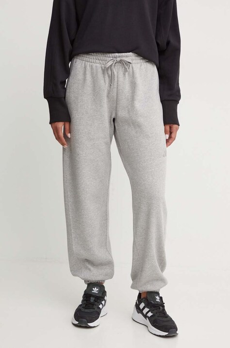 adidas pantaloni de trening ALL SZN culoarea gri, melanj, IY6772