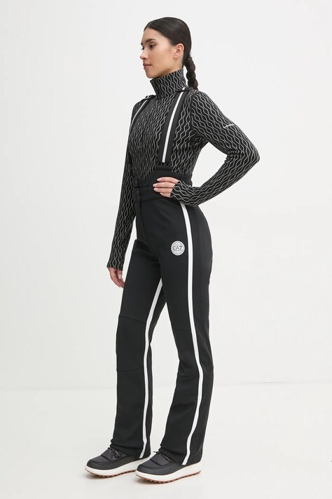 Lyžařské kalhoty EA7 Emporio Armani St. Moritz Fashion černá barva, TN8HZ.6DTP01