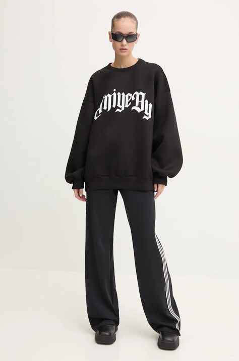 Donji dio trenirke Miss Sixty boja: crna, s aplikacijom, 6L3PJ4550000