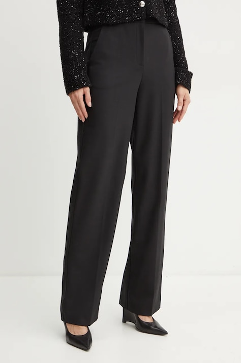 Patrizia Pepe pantaloni in misto lana colore nero  2P1631 A475