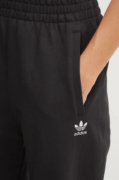 Бавовняні спортивні штани adidas Originals Essential — AW24-SPD0HH, чорний — фото 4