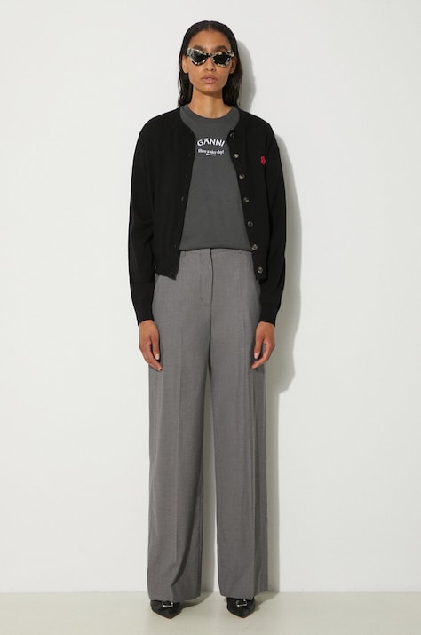Вовняні штани Kenzo Cool Wool Wide Pants — фото 2