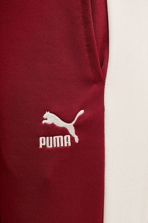 Спортивні штани Puma Iconic T7 Straight Leg Track Pants — AW24-SPD0JS, бордо — фото 4
