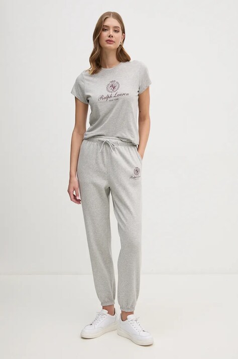 Polo Ralph Lauren pantaloni della tuta colore grigio 211959889