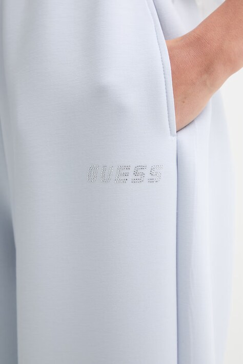 Спортивні штани Guess CECILIA — AW24-SPD0NI, блакитний — фото 4