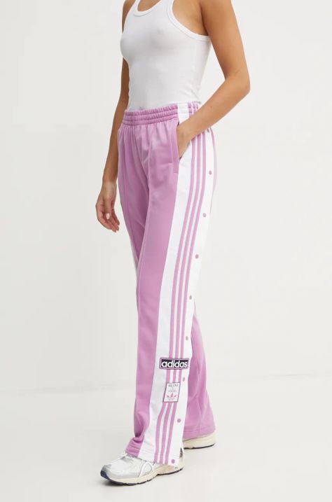 Παντελόνι φόρμας adidas Originals Adibreak Pant χρώμα: μοβ, IY2129