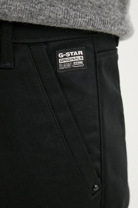 Штани G-Star Kate Boyfriend Chino — AW24-SPD0YK, чорний — фото 4