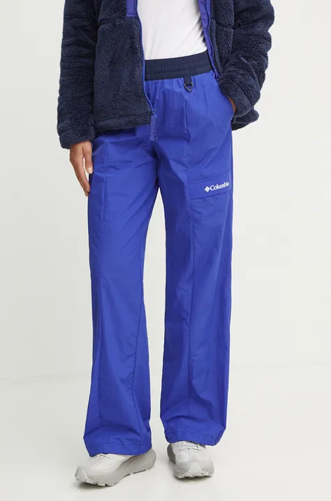 Columbia pantaloni da esterno Boundless Adventure colore blu 2087663