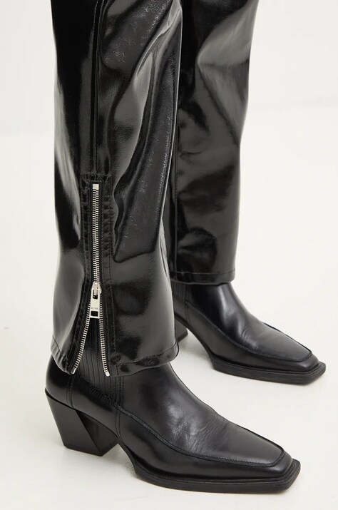Штани MSGM — AW24-SPD11J, чорний — фото 5