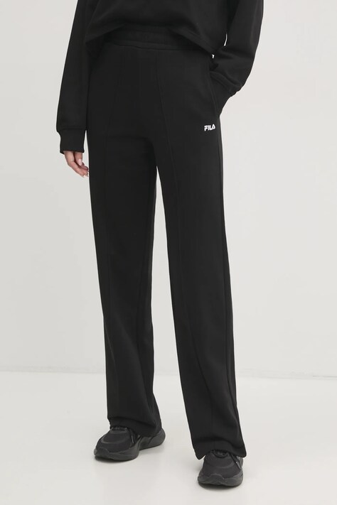 Tepláky Fila Lauka černá barva, hladké, FAW0910