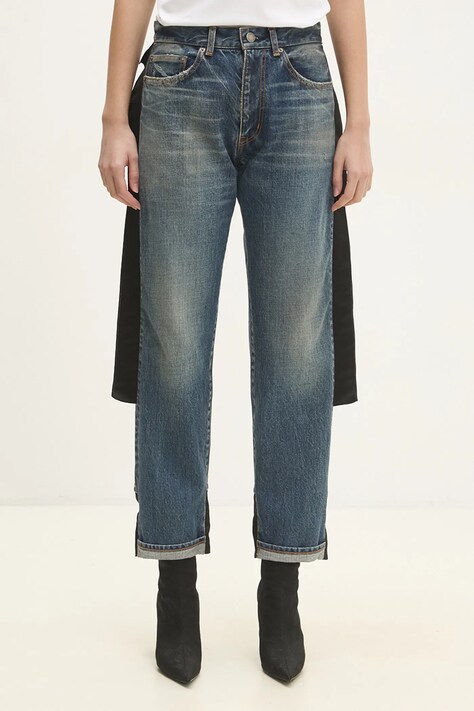 Undercover jeans Pants femei high waist, UC2D1504.2