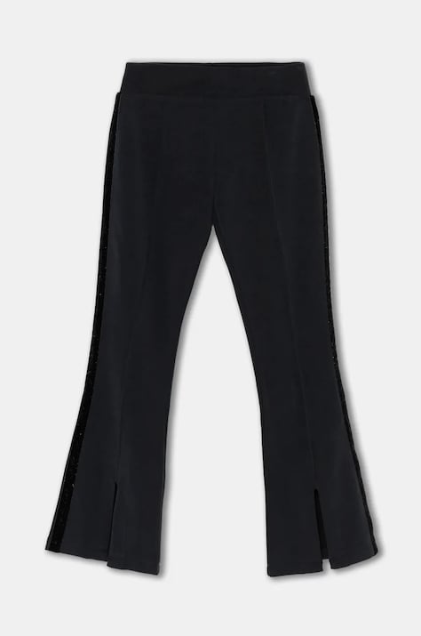 EA7 Emporio Armani pantaloni de trening pentru copii culoarea negru, cu imprimeu, 6DFP07 FJZBZ