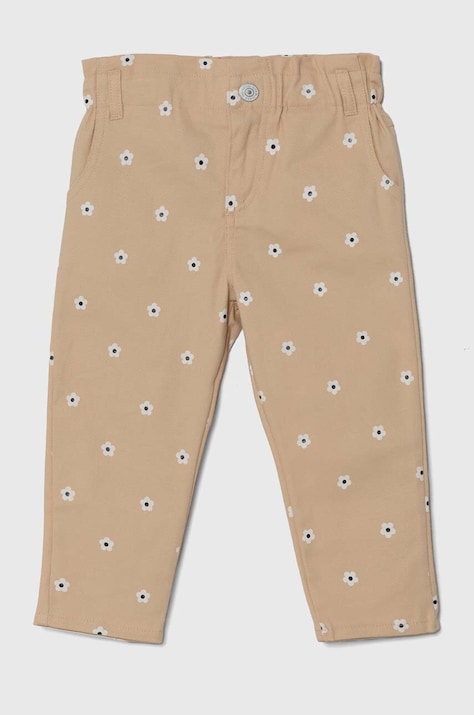 Guess pantaloni copii culoarea bej, modelator, K4YB05 WGBD0