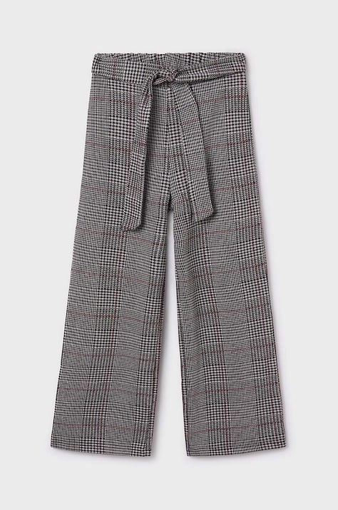 Dječje hlače Mayoral boja: crvena, s uzorkom, 7552